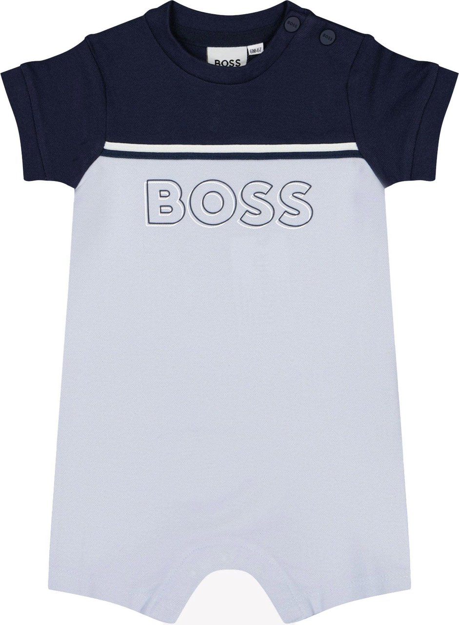 Hugo Boss Boss Baby Jongens Boxpakje Licht Blauw Blauw