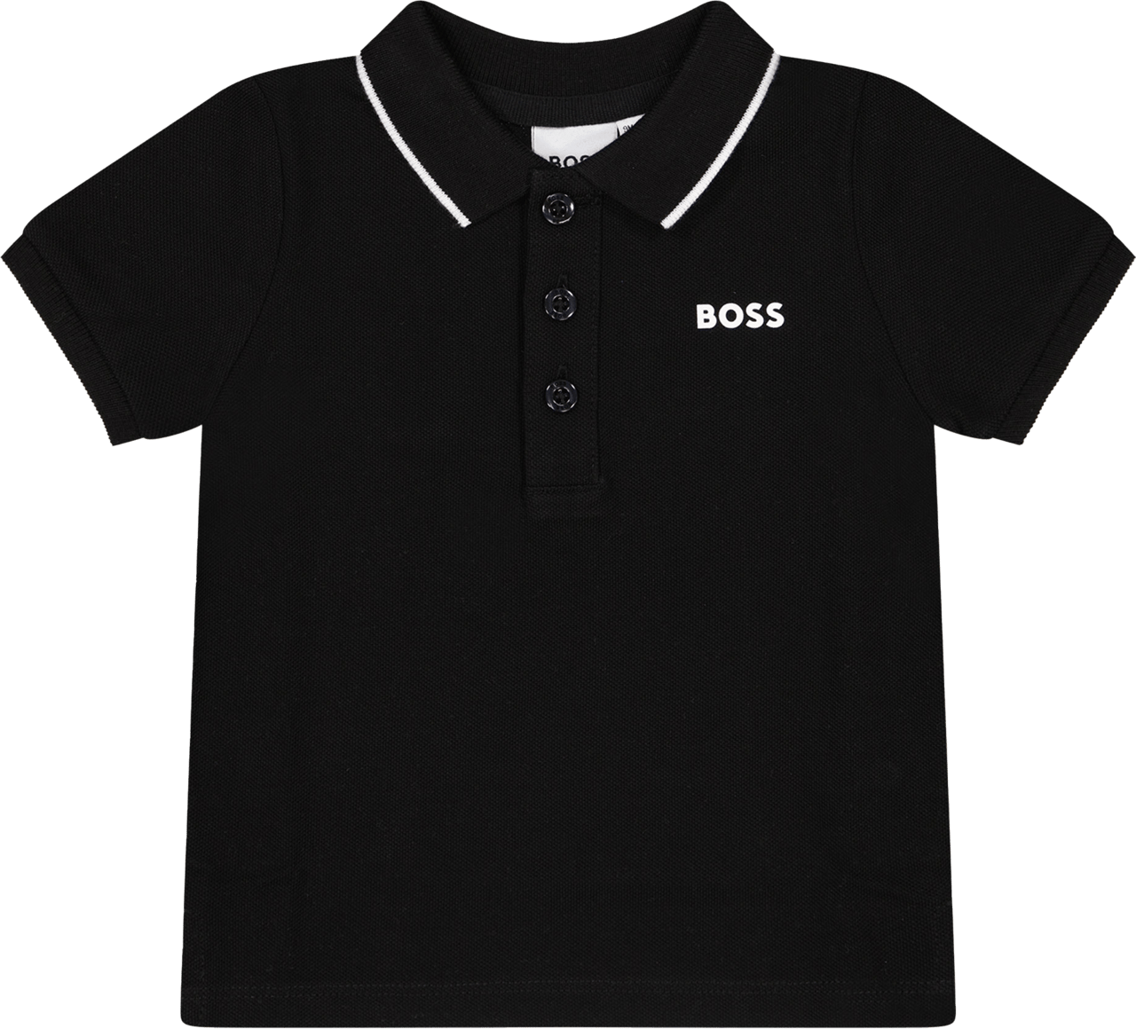 Hugo Boss Boss Baby Jongens Polo Zwart Zwart