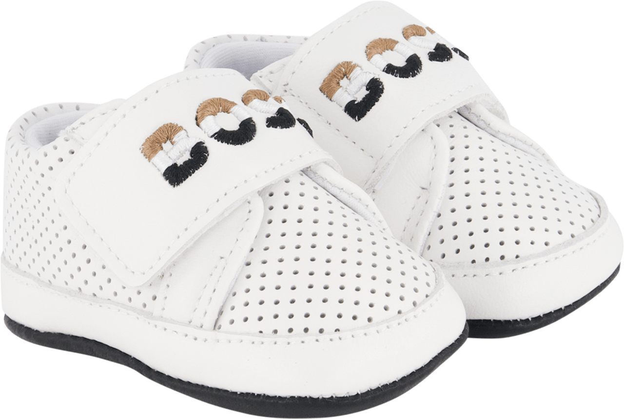 Hugo Boss Boss Baby Jongens Sneakers Wit Wit