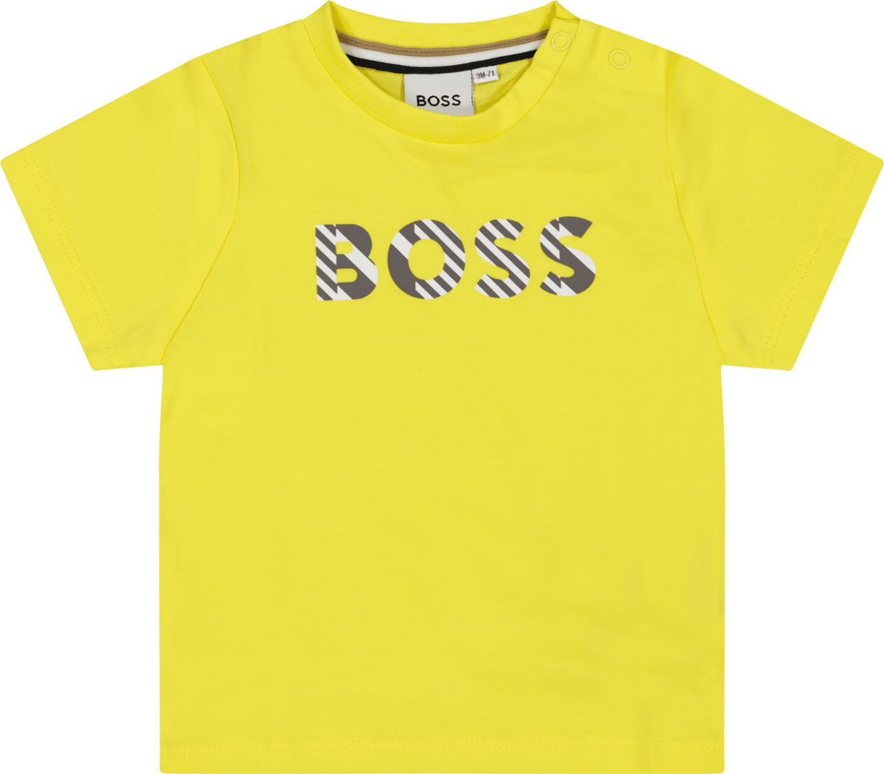 Hugo Boss Boss Baby Jongens T-Shirt Geel Geel
