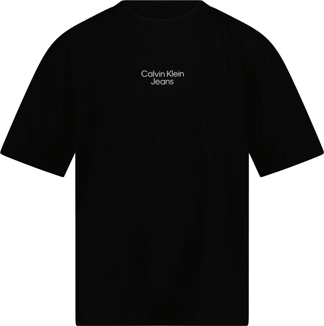 Calvin Klein Calvin Klein Kinder Jongens T-shirt Zwart Zwart
