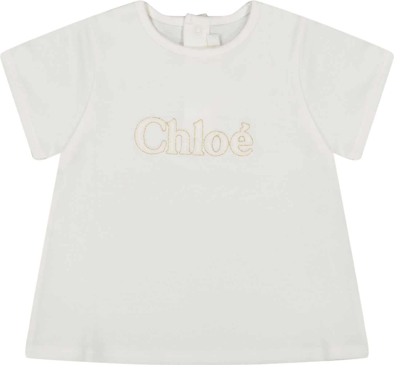 Chloé Chloe Baby Meisjes T-Shirt Off White Wit