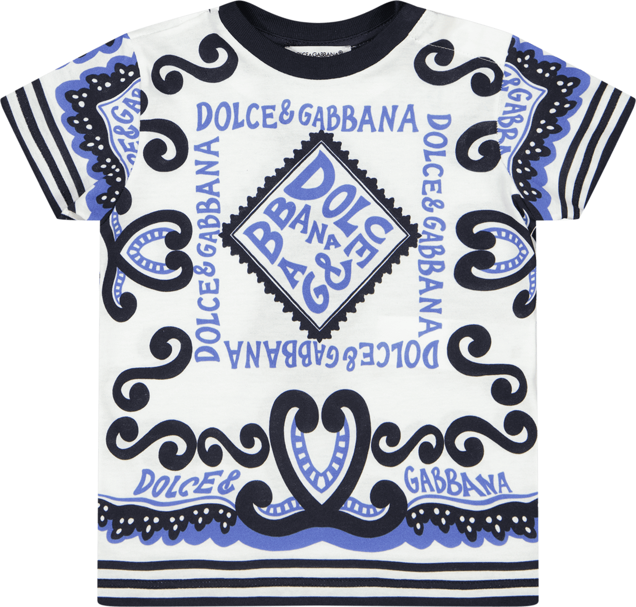 Dolce & Gabbana Dolce & Gabbana Baby Jongens T-Shirt Licht Blauw Blauw