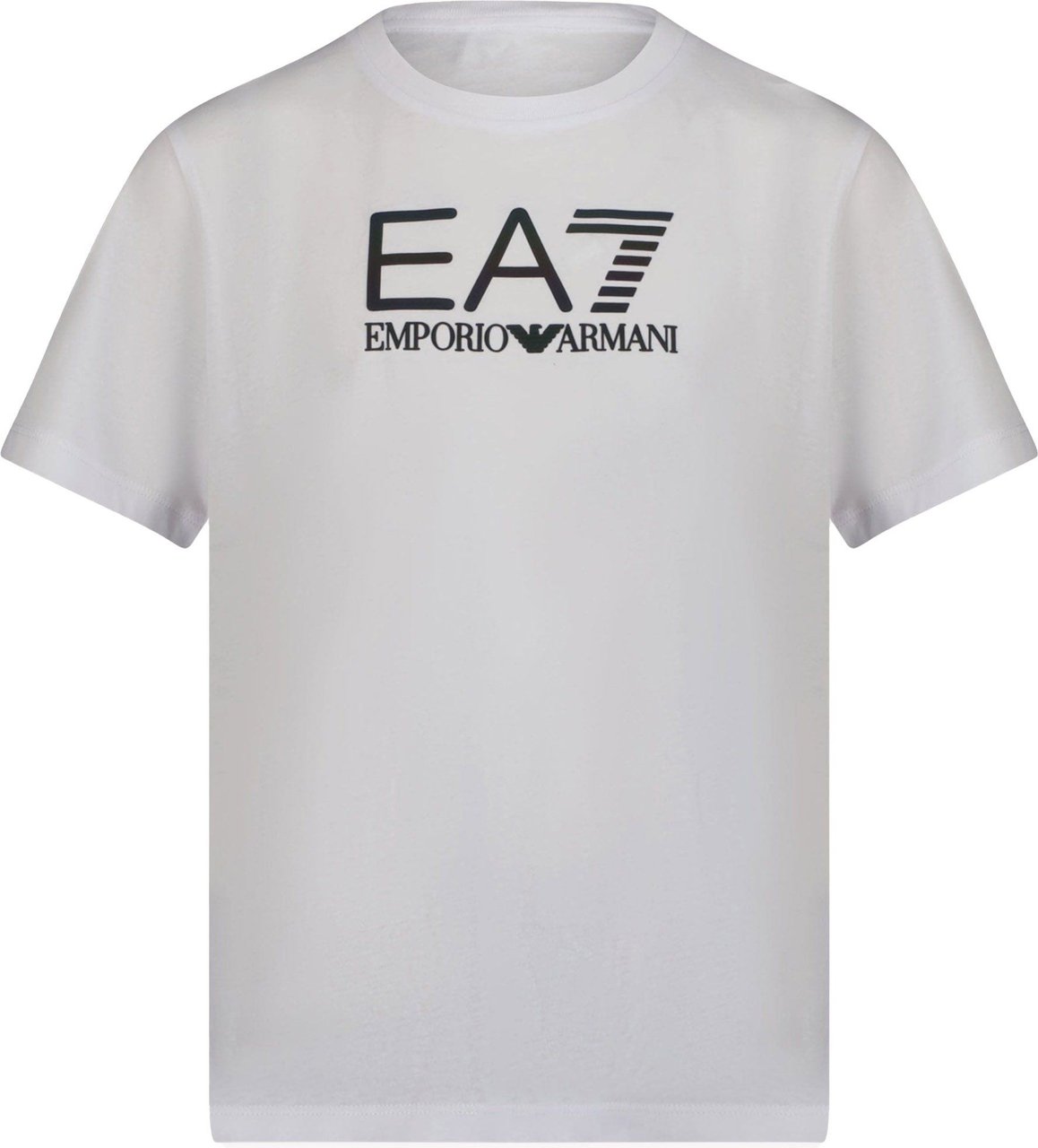 EA7 EA7 Kinder Jongens T-shirt Wit Wit