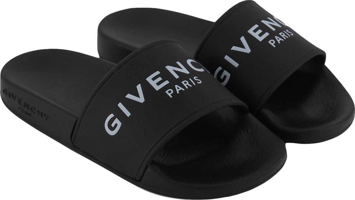 Givenchy Givenchy Kinder Unisex Slippers Zwart Zwart