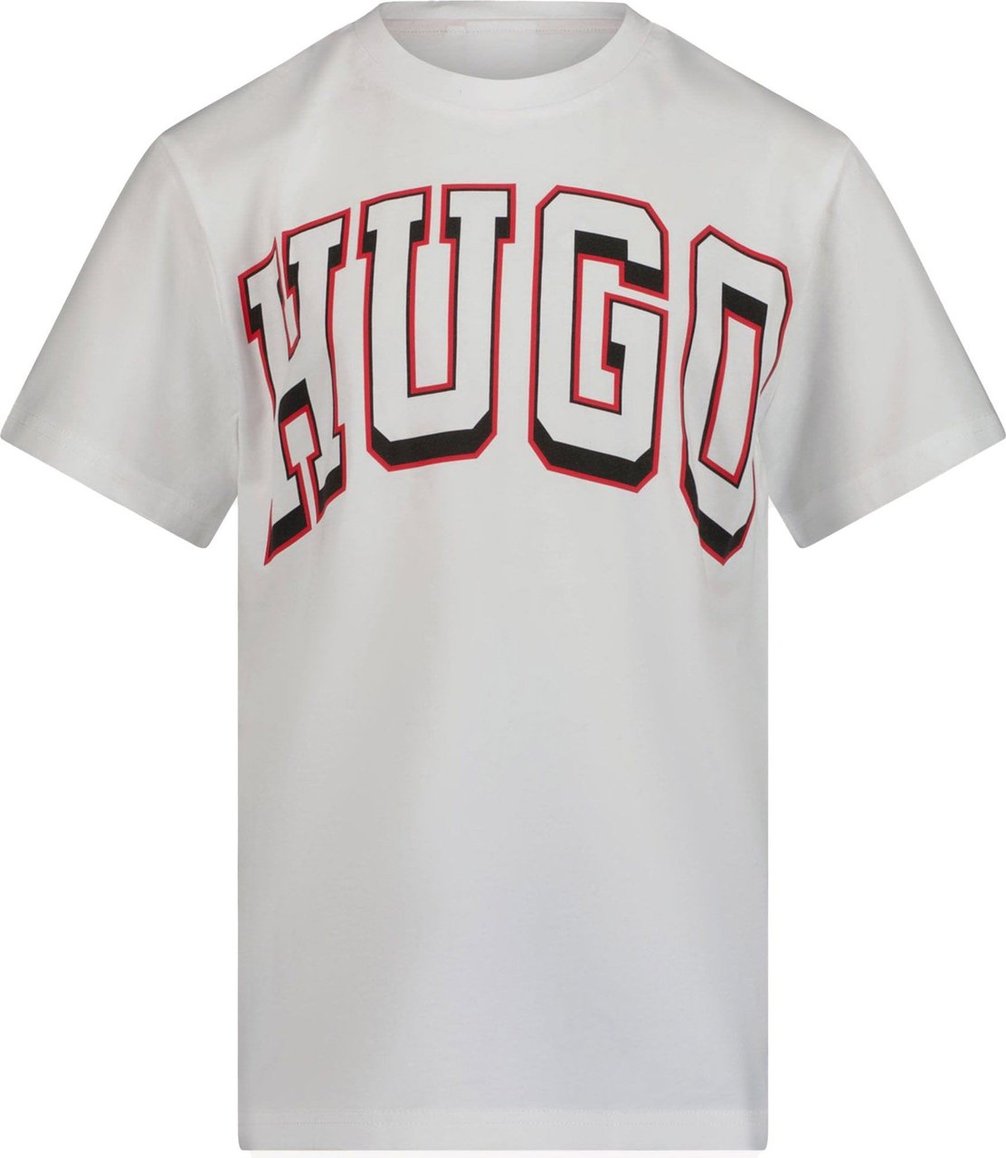 Hugo Boss HUGO Kinder Jongens T-Shirt Wit Wit