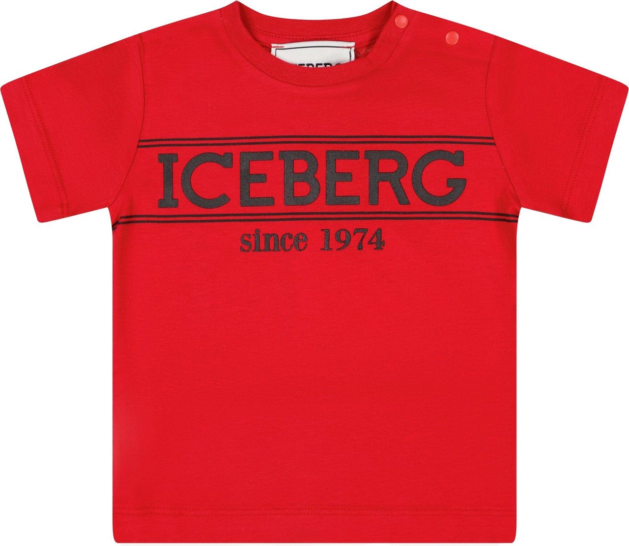 Iceberg Iceberg Baby Jongens T-shirt Rood Rood