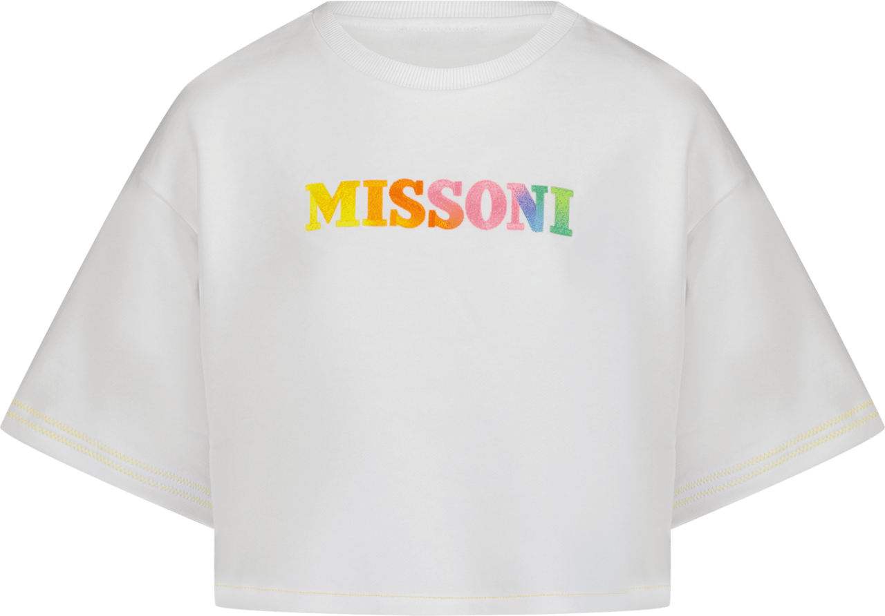 Missoni Missoni Kinder Meisjes T-Shirt Wit Wit