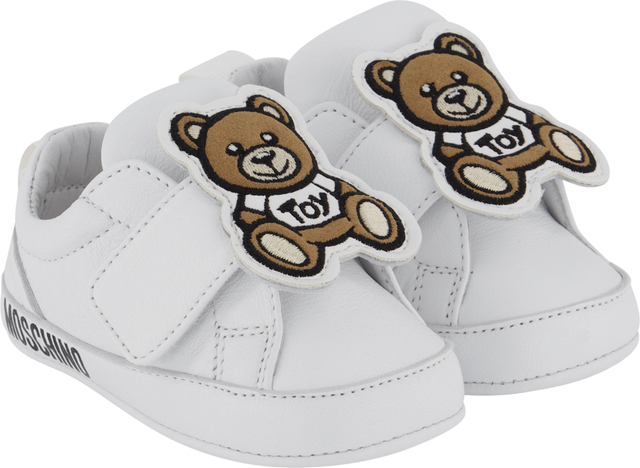 Moschino Moschino Baby Unisex Sneakers Wit Wit