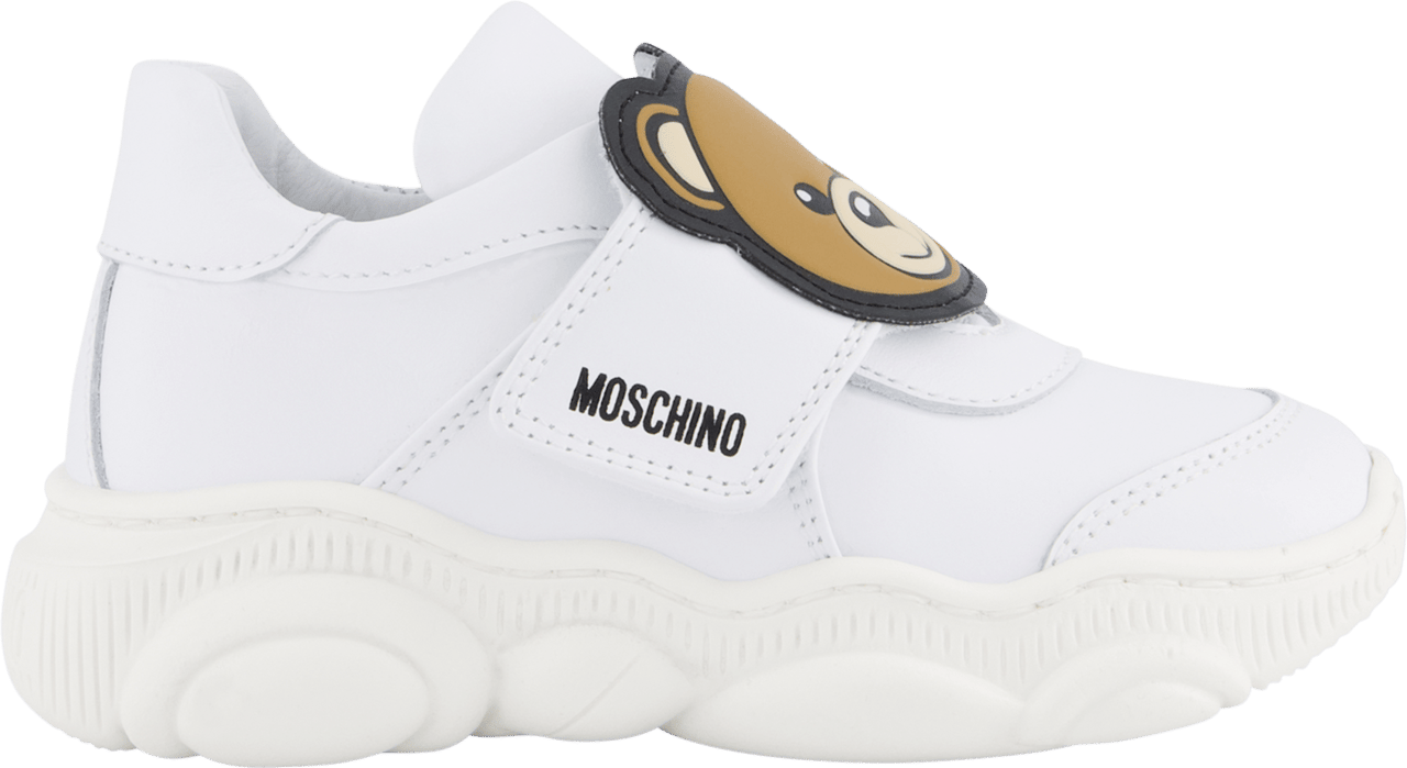 Moschino Moschino Kinder Unisex Sneakers Wit Wit