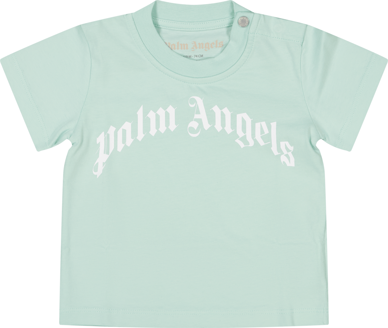 Palm Angels Palm Angels Baby Unisex T-Shirt Mint Groen