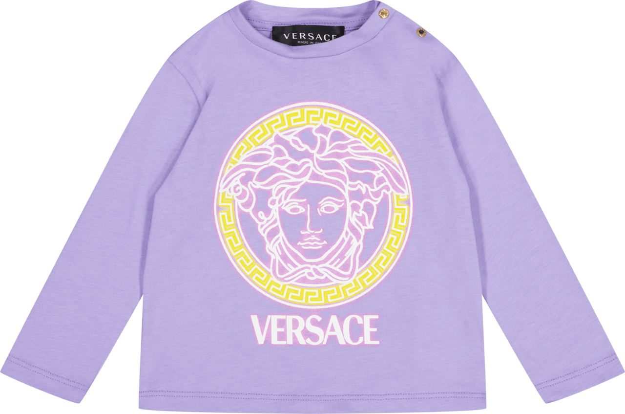 Versace Versace Baby Meisjes T-Shirt Lila Paars