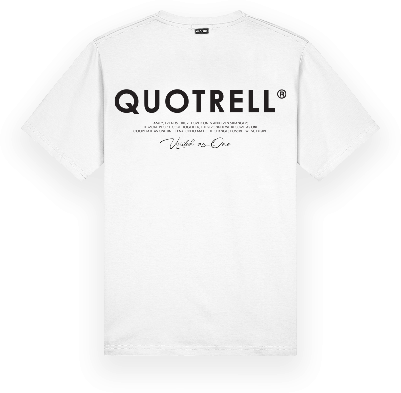 Quotrell Jaipur T-shirt | White/black Wit