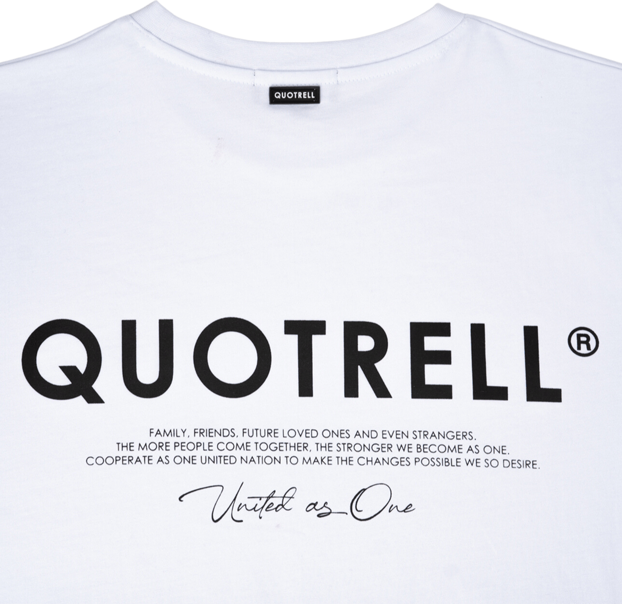 Quotrell Jaipur T-shirt | White/black Wit