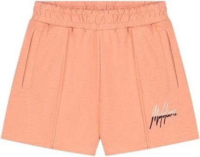 Malelions Malelions Women Kiki Shorts - Coral/Black Oranje