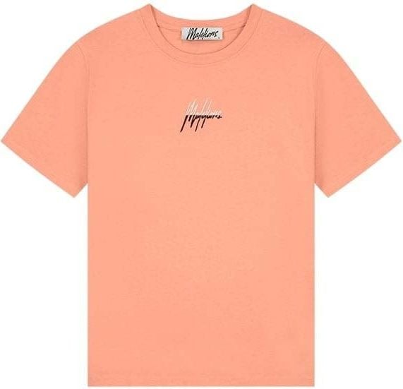 Malelions Malelions Women Kiki T-Shirt - Coral/Black Oranje