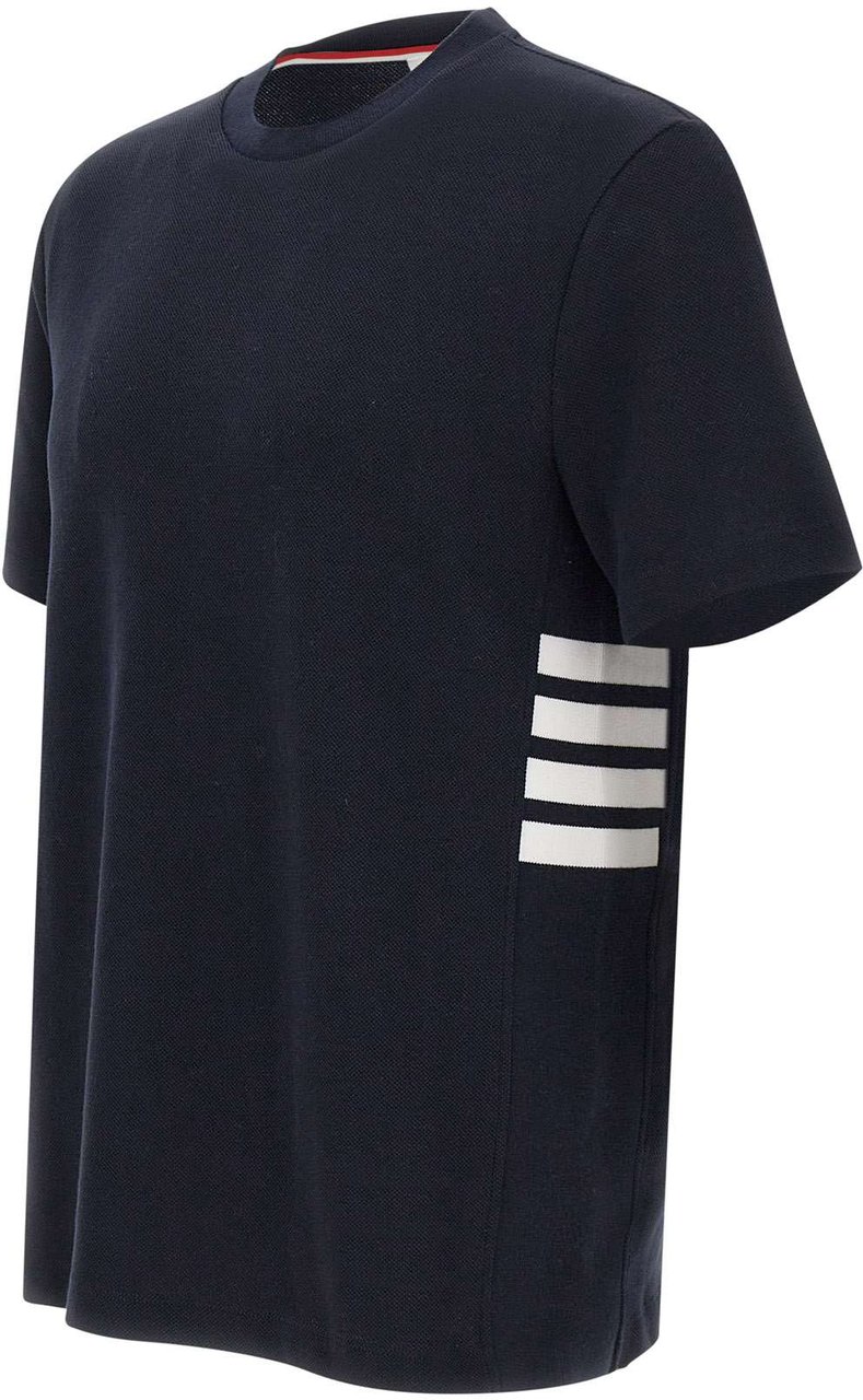 Thom Browne T-shirts And Polos Blue Blauw
