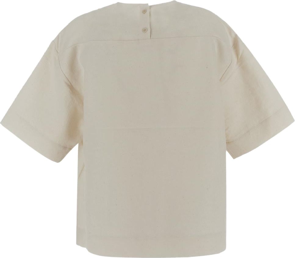 J.W. Anderson Linen T-Shirt Beige
