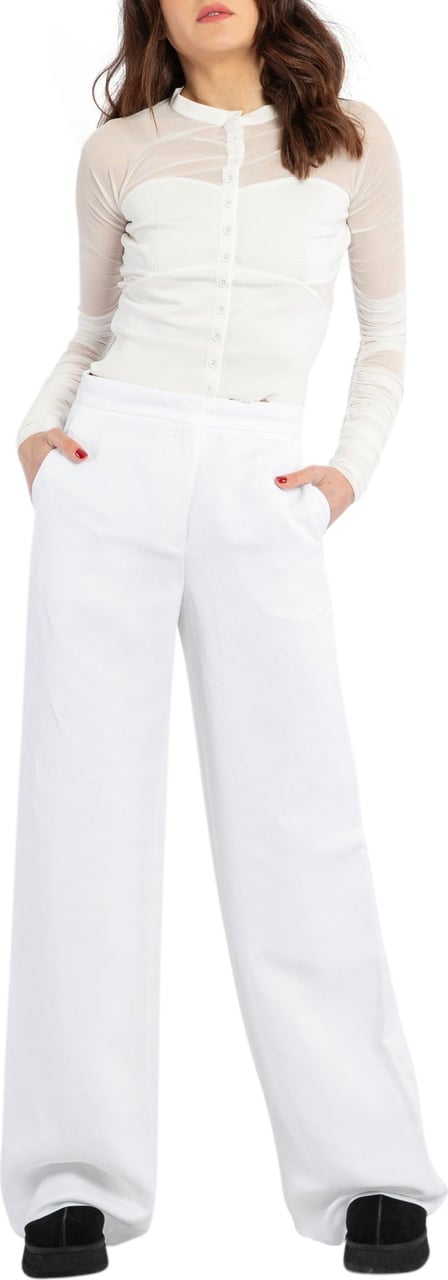 Max Mara Max Mara Studio Trousers White Wit