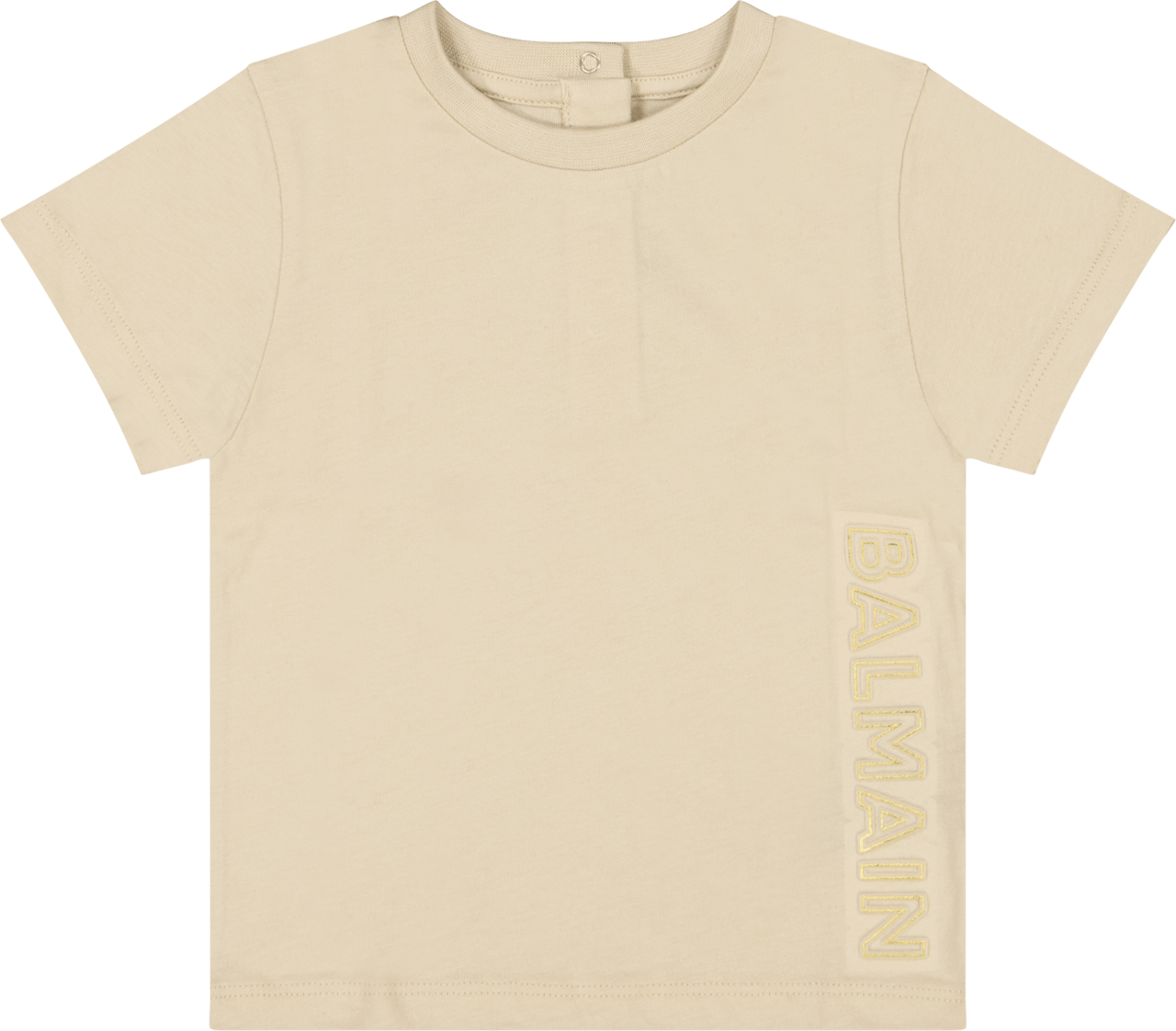 Balmain Balmain Baby Unisex T-Shirt Beige Beige