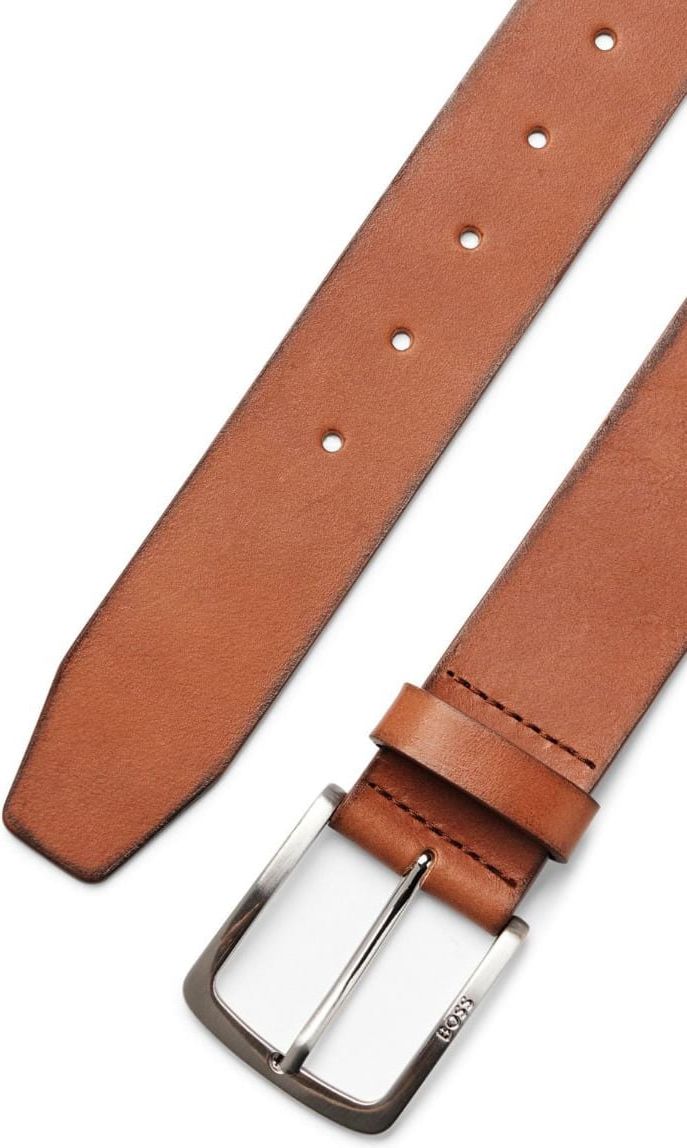 Hugo Boss BOSS Jor Leather Belt Medium Brown Bruin