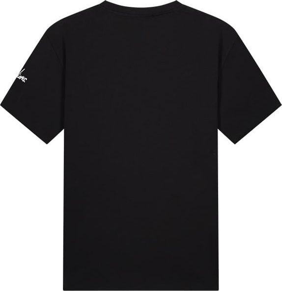 Malelions Malelions Men Collar T-Shirt - Black Zwart