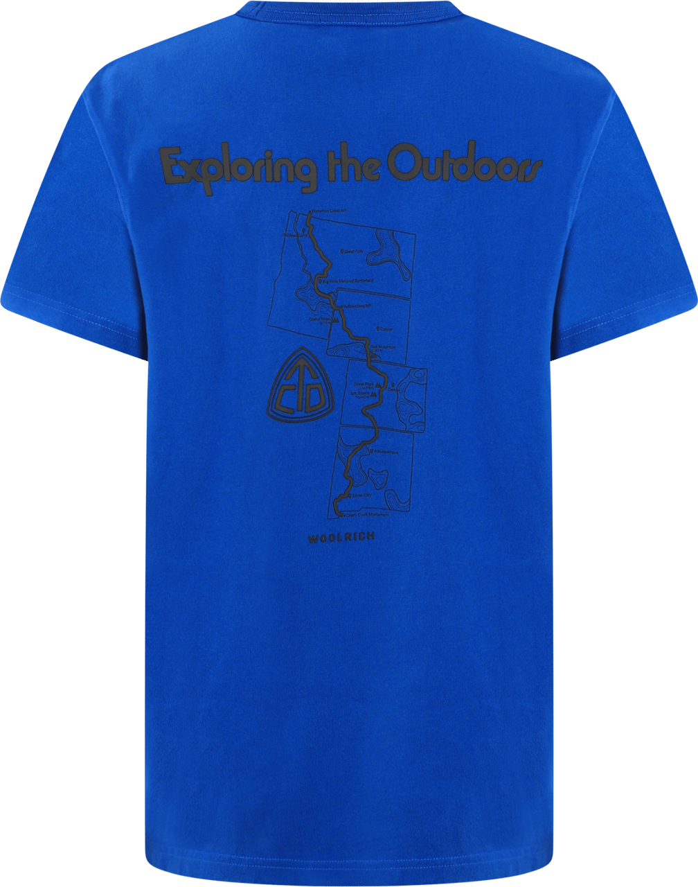 Woolrich Heren Trail T-Shirt Blauw Blauw