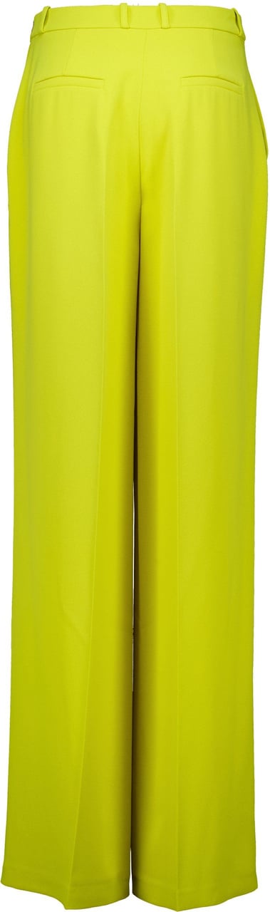 Elisabetta Franchi Cedar Wide Leg Trousers Yellow Geel
