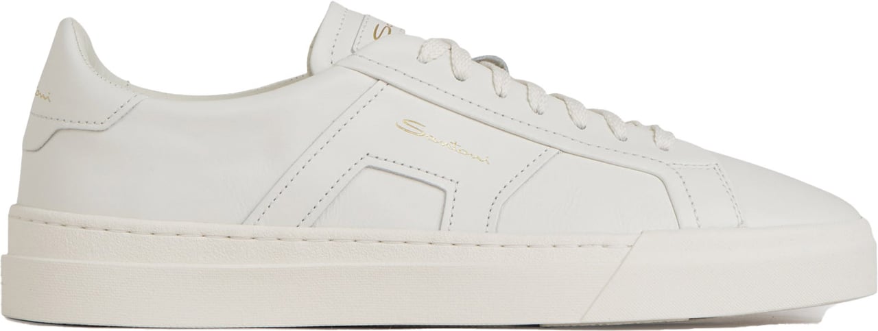 Santoni Sneakers Cream White Wit