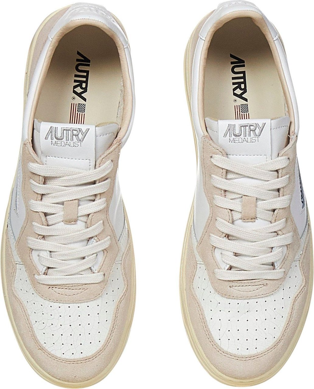 Autry Flat Shoes White Wit