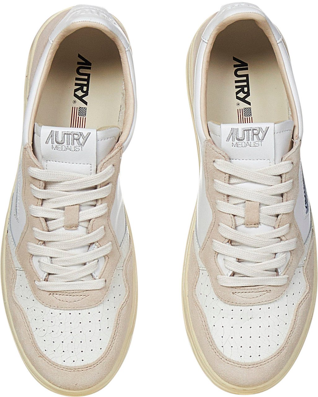 Autry Flat Shoes White Wit