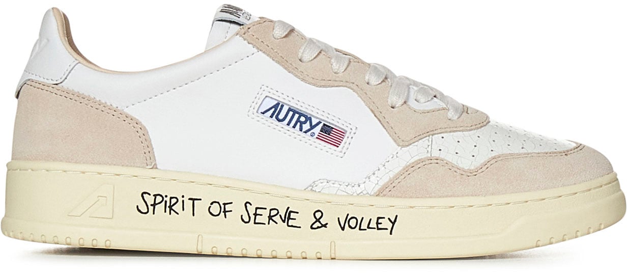 Autry Flat Shoes White Wit