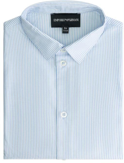 Emporio Armani Shirt Blauw