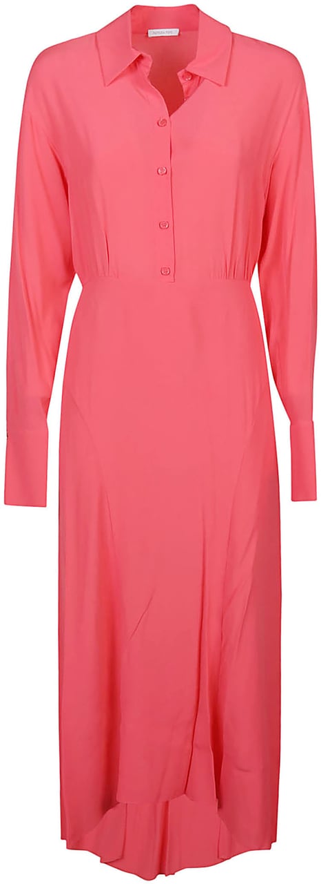 Patrizia Pepe Long Sleeve Dress Pink & Purple Roze