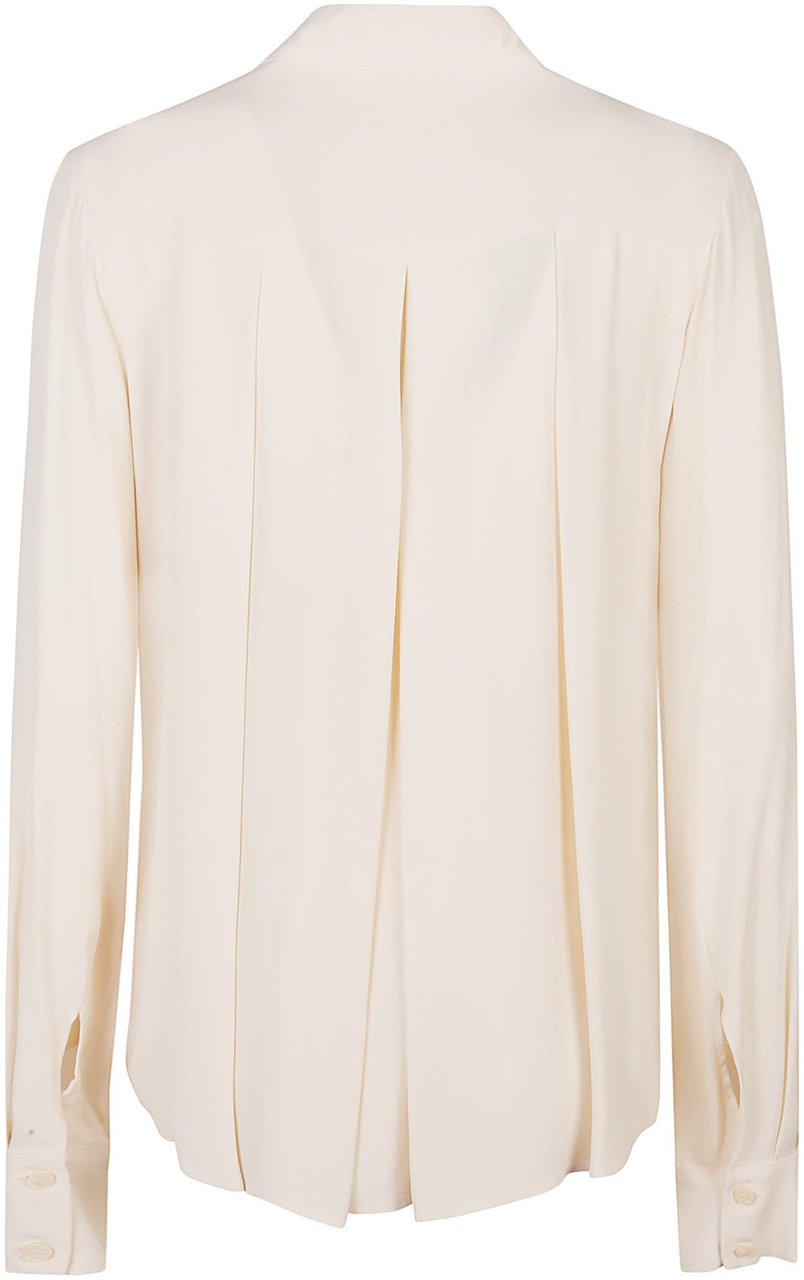 Patrizia Pepe Long Sleeve Shirt White Wit