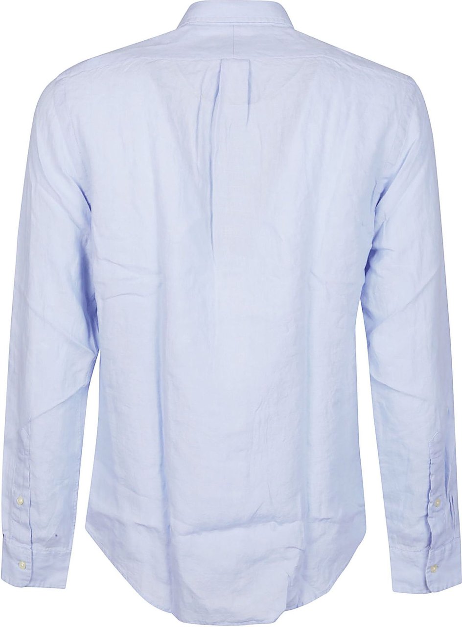 Ralph Lauren Long Sleeve Sport Shirt Blue Blauw