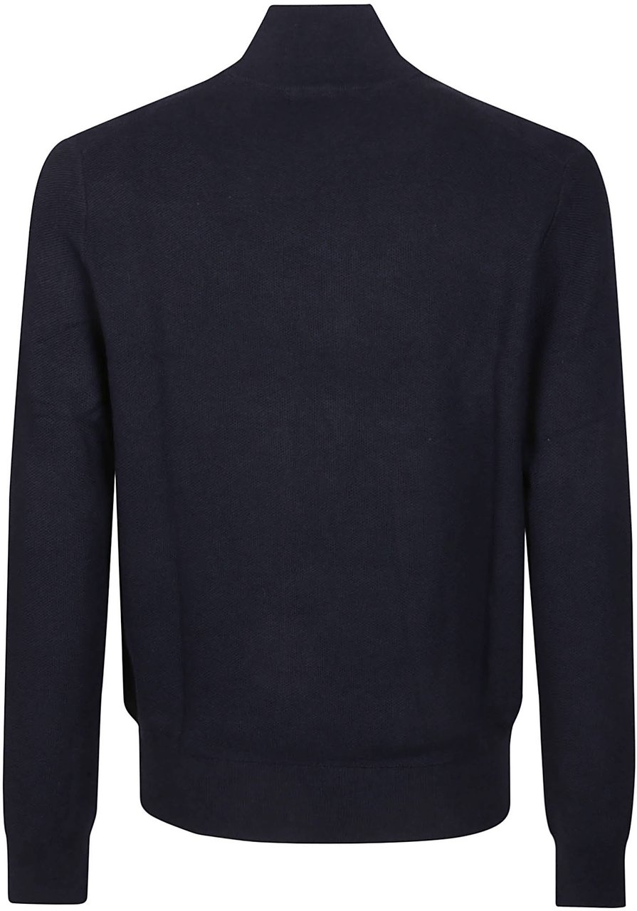 Ralph Lauren Half-zip Sweater Blue Blauw
