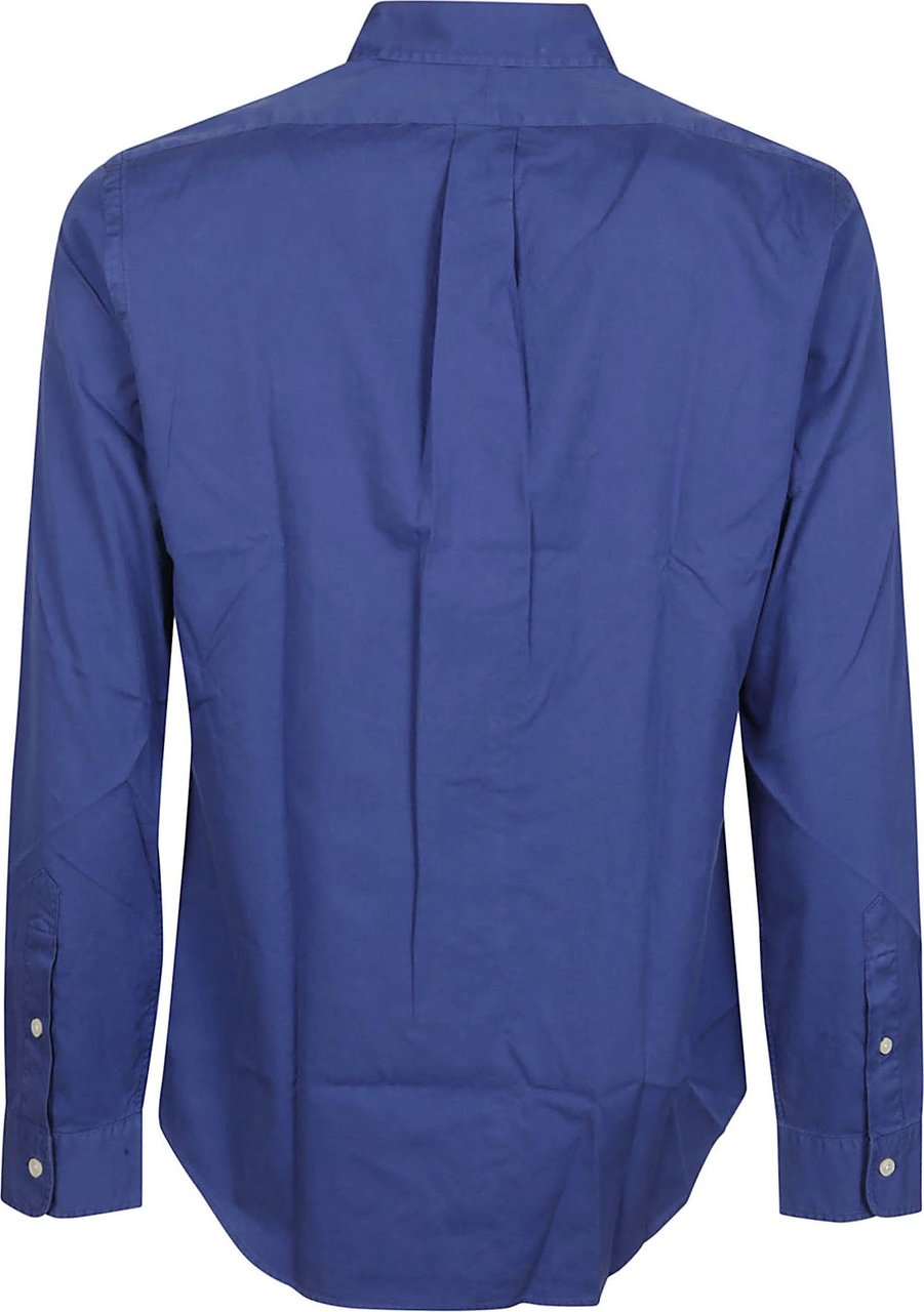 Ralph Lauren Long Sleeve Sport Shirt Blue Blauw