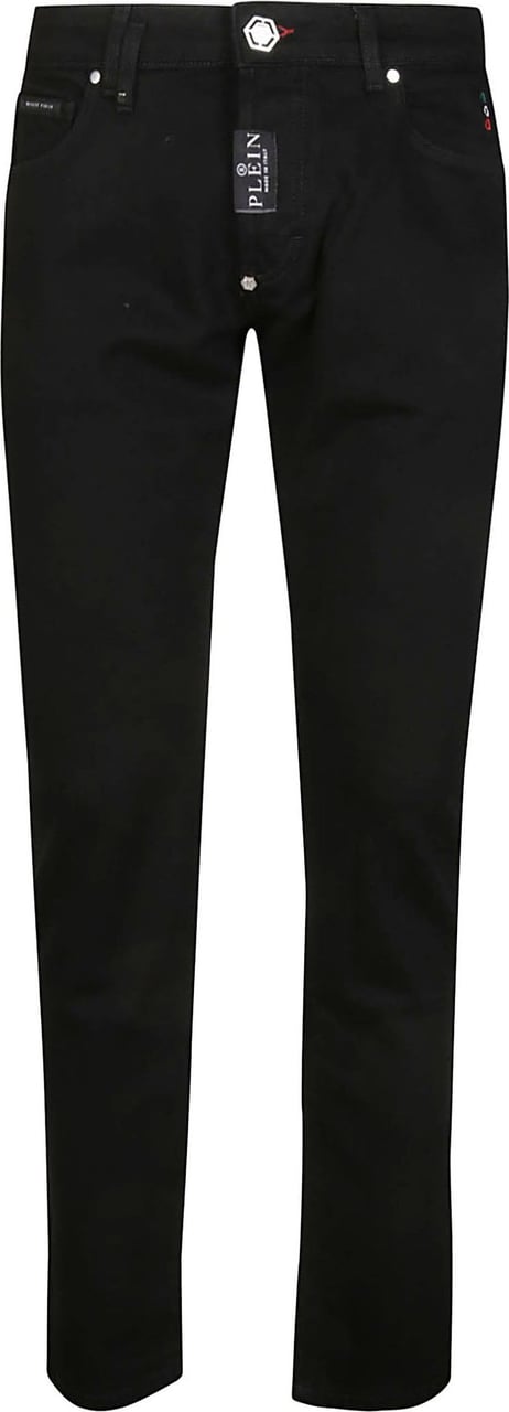 Philipp Plein Super Straight Jeans Black Zwart
