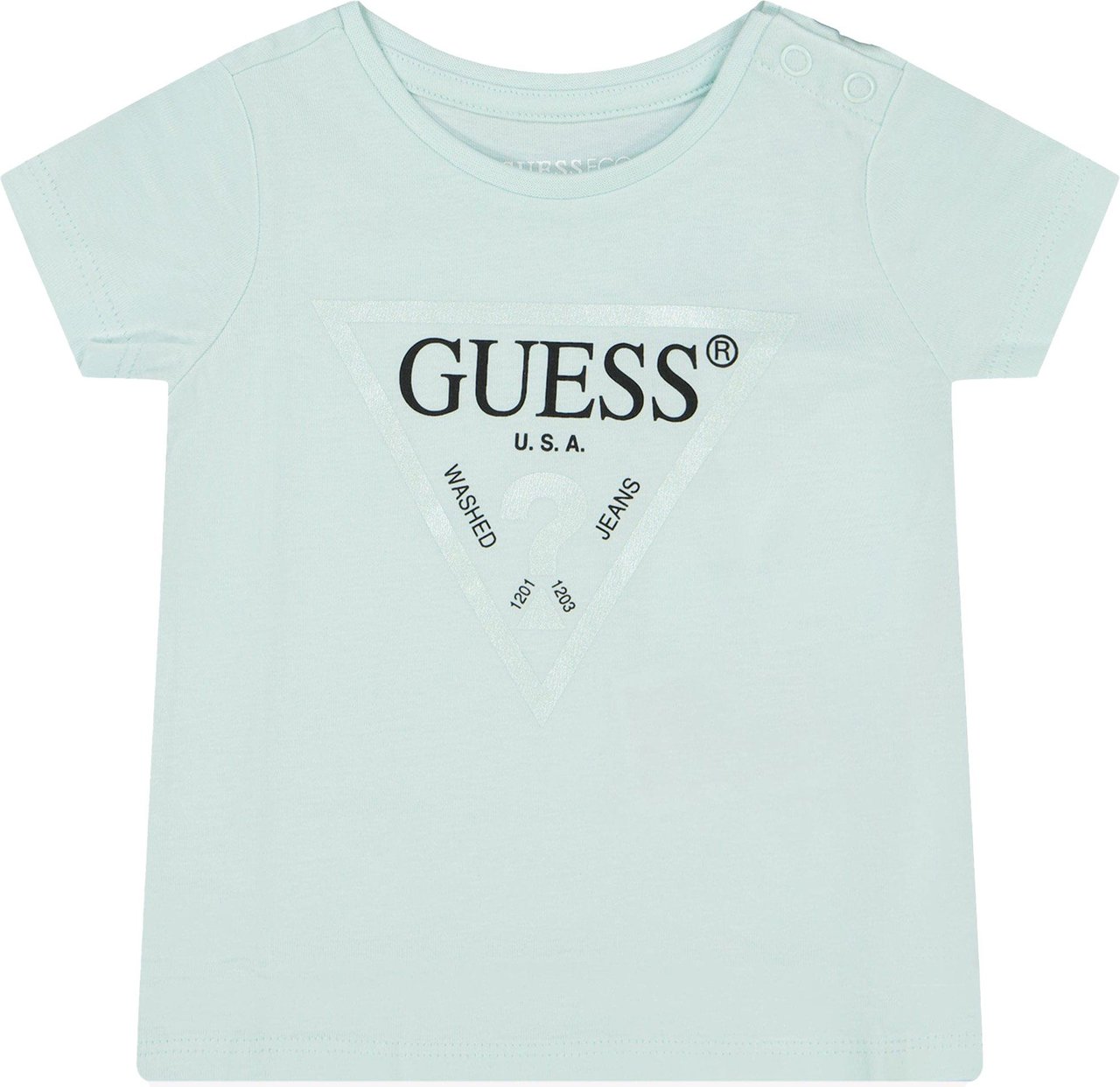 Guess Guess Baby Meisjes T-Shirt Mint Groen