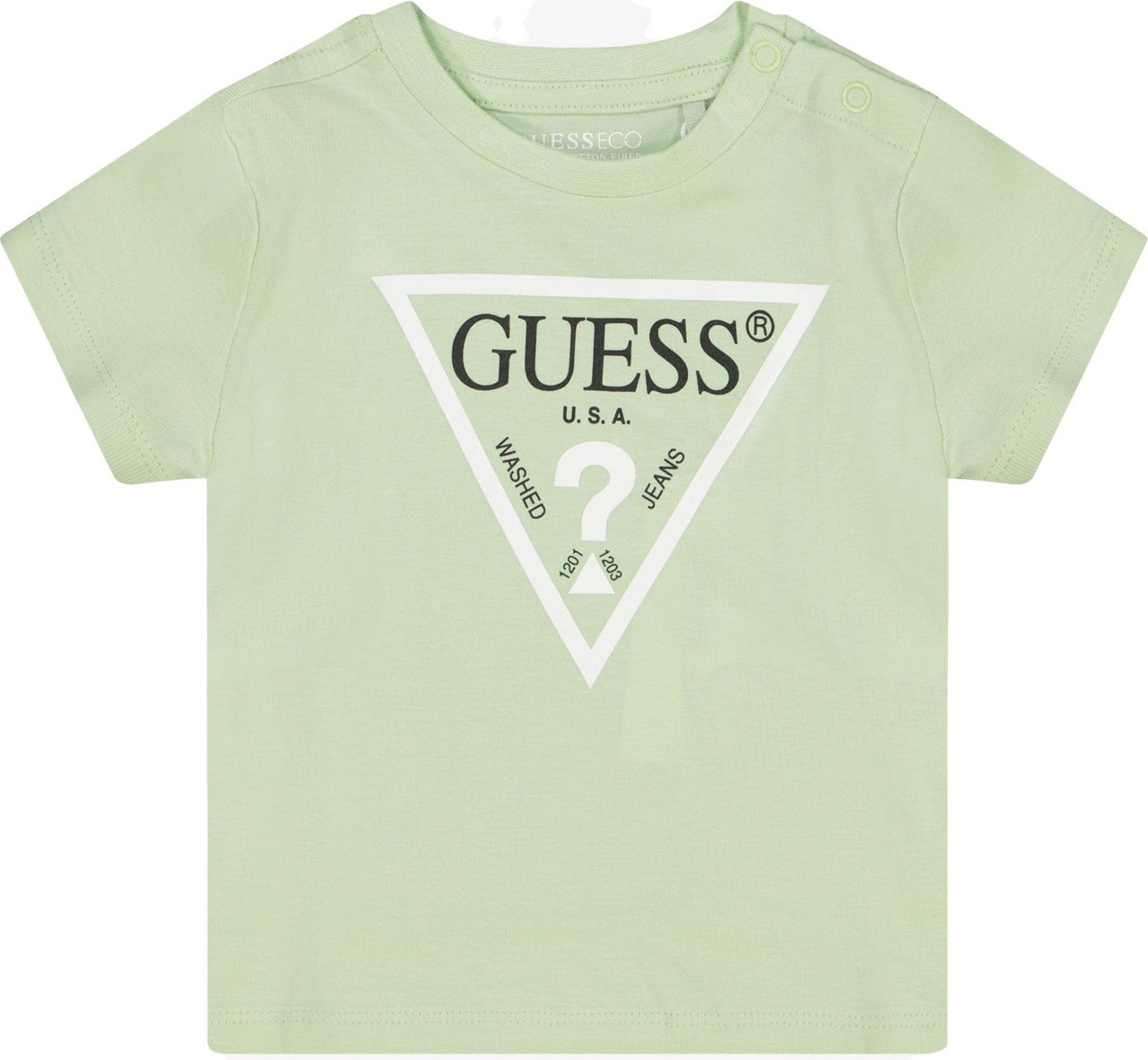 Guess Guess Baby Jongens T-Shirt Licht Groen Groen