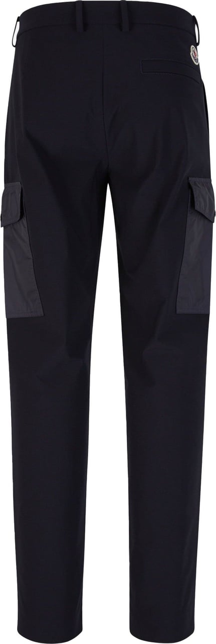 Moncler Technical Cargo Trousers Blauw