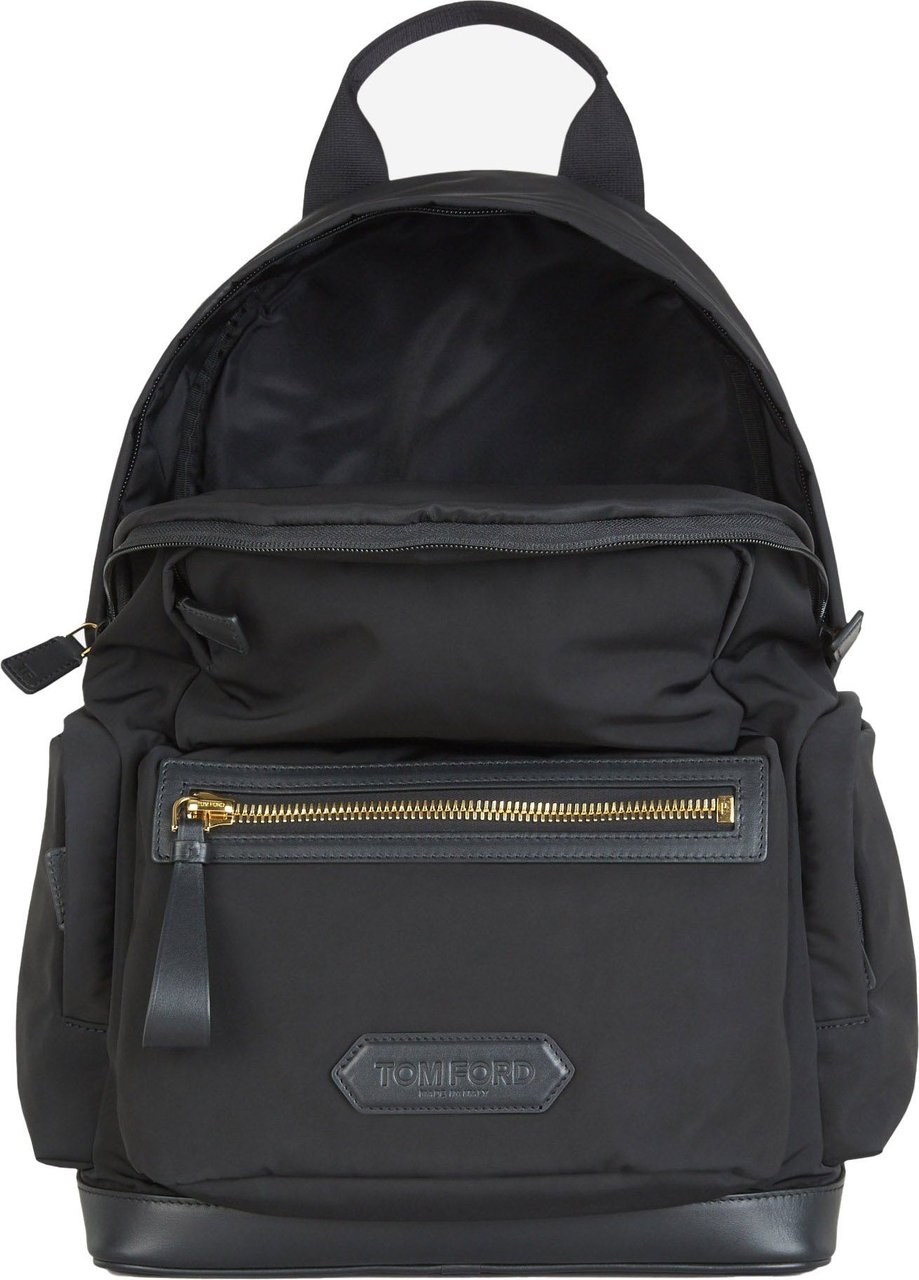 Tom Ford Pockets Nylon Backpack Zwart