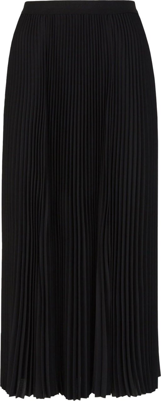 Balenciaga Midi Pleated Skirt Zwart