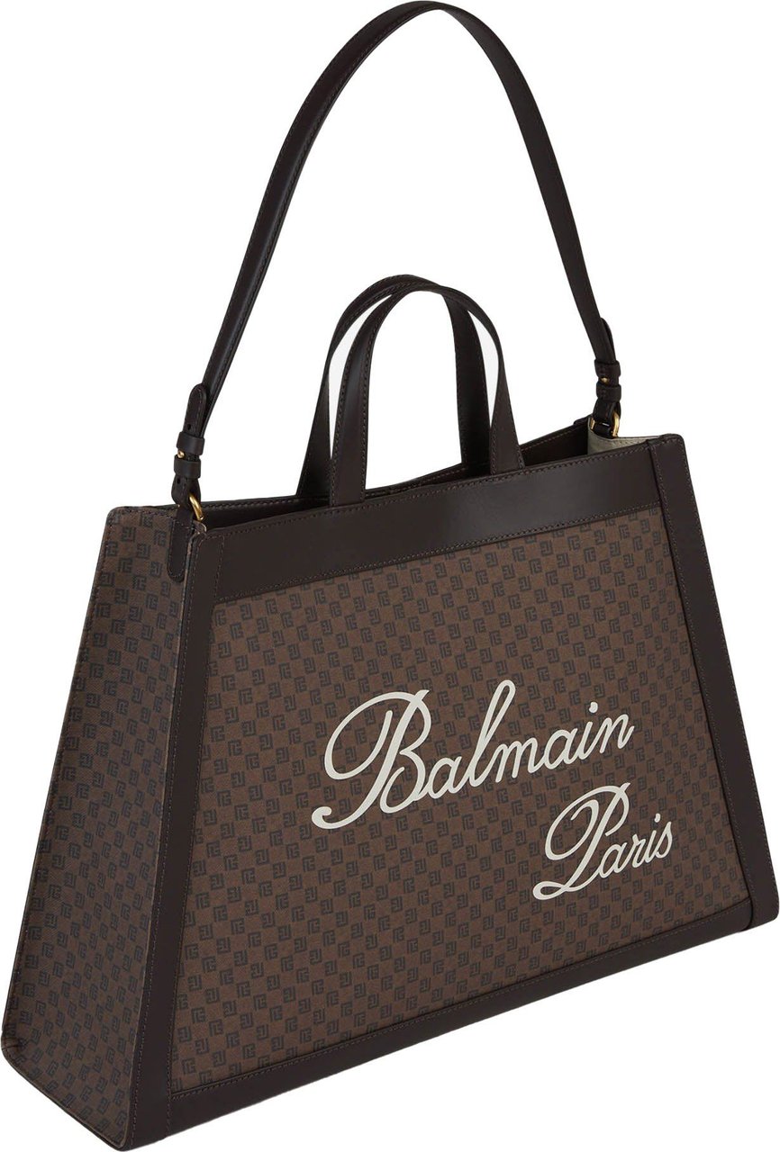 Balmain Oliver's Cabas Tote Bag Bruin