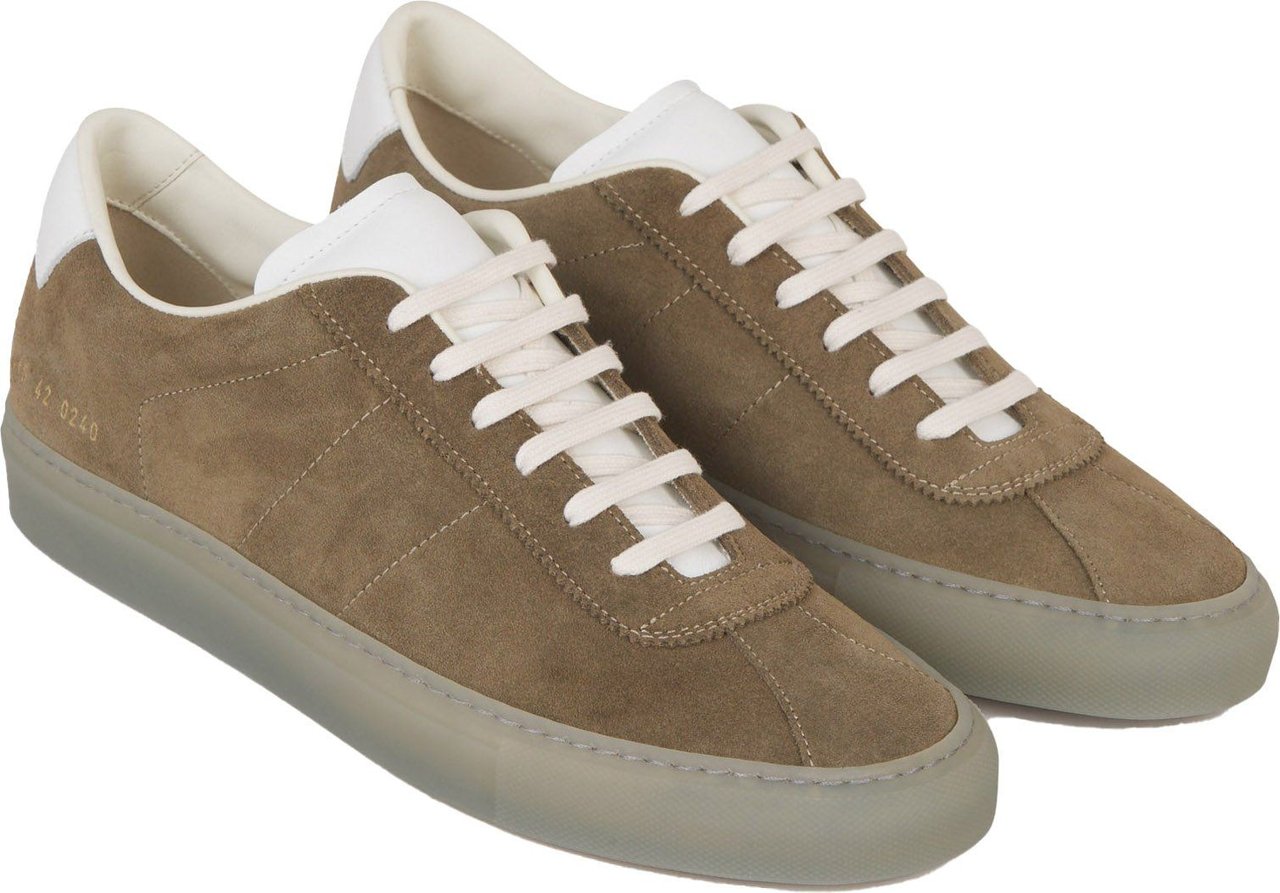 Common Projects Suede Leather Sneakers Groen