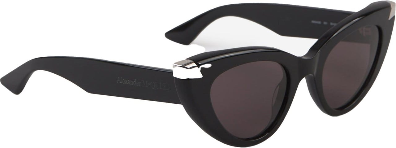 Alexander McQueen Cat Eye Sunglasses Zwart