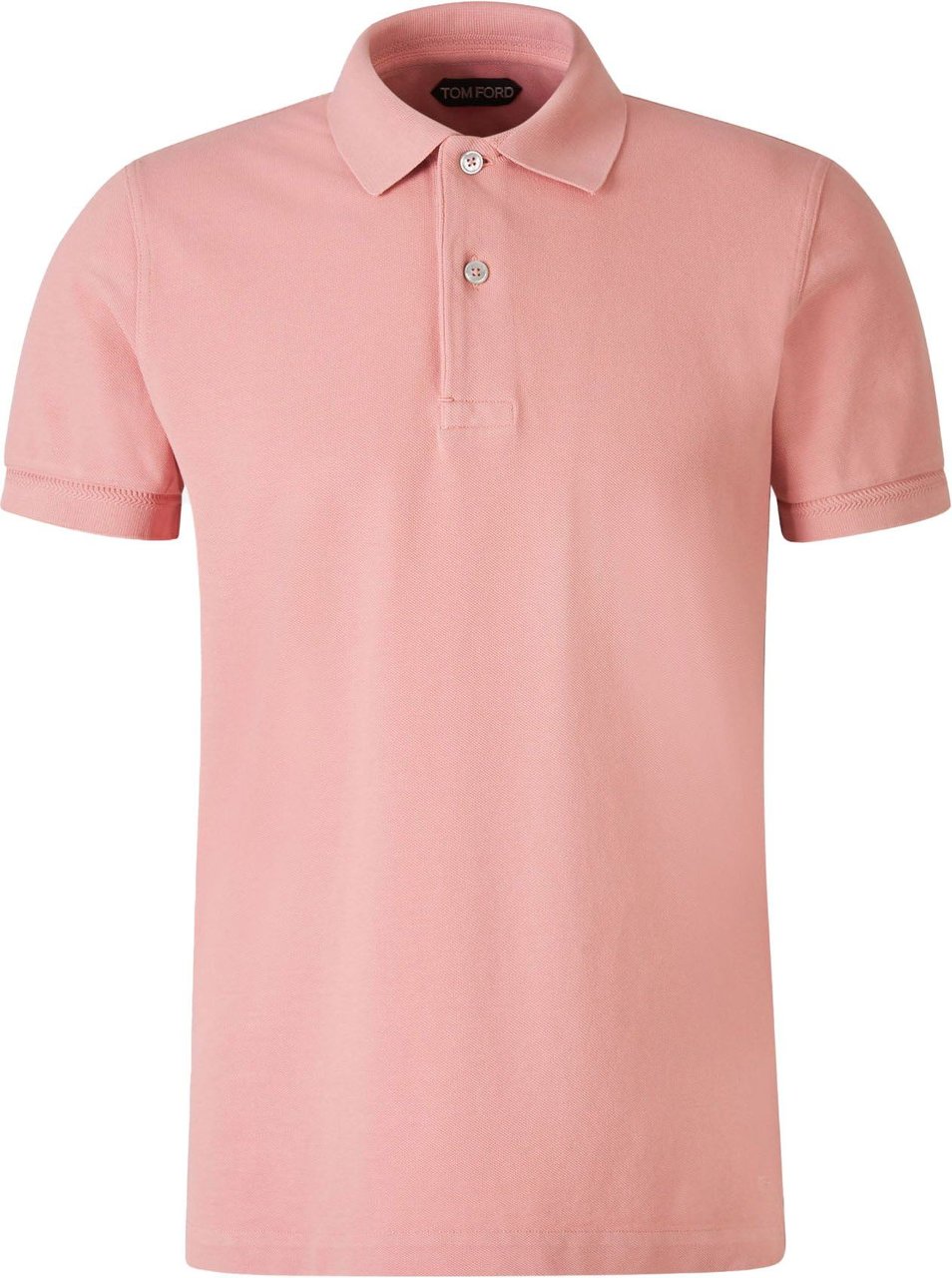 Tom Ford Cotton Pique Polo Rood