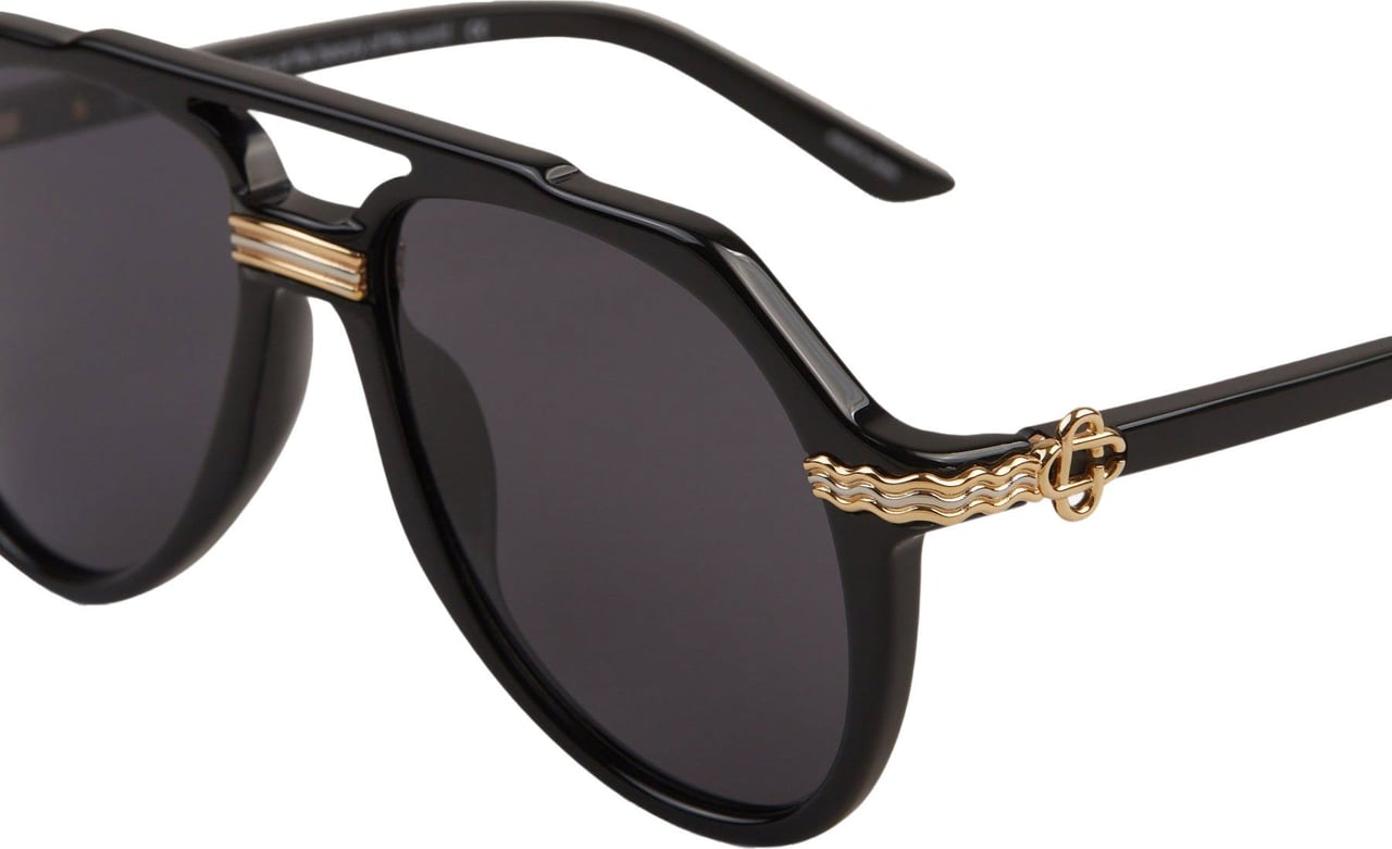Casablanca Aviator Sunglasses Zwart