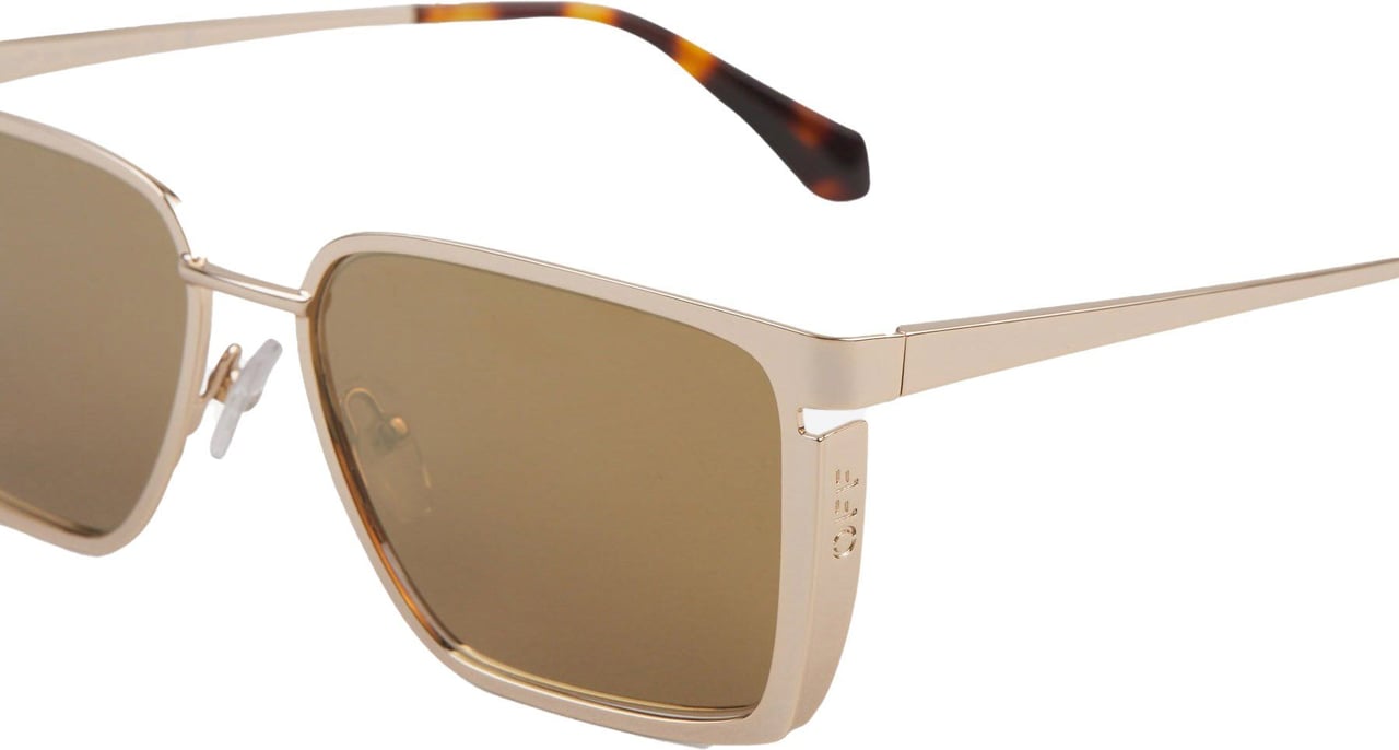 OFF-WHITE Rectangular Yoder Sunglasses Goud